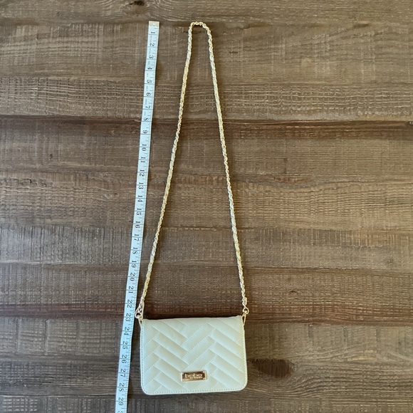 Bebe Sophia quilted crossbody quilted bag with gold detail - Picture 10 of 14